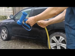 Pistola lavastoviglie industriale blu in ottone con anello di protezione della sicurezza del grilletto per lavaggio con acqua calda