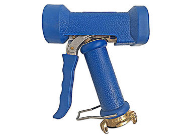 Alta affidabilità della pistola blu d'ottone regolabile di lavaggio per pulizia dell'acqua calda con l'accoppiamento della Artiglio-serratura