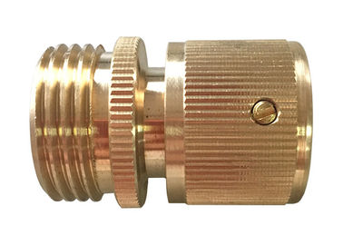 Il clic maschio rapidamente collega l'accoppiamento di tubo flessibile, connettore d'ottone del tubo flessibile di giardino del rilascio rapido