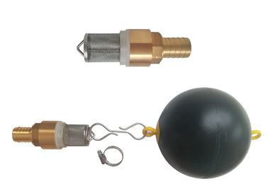 quality Corredo d'ottone del tubo aspirante con la valvola di ritenuta, il morsetto e la palla di galleggiamento factory